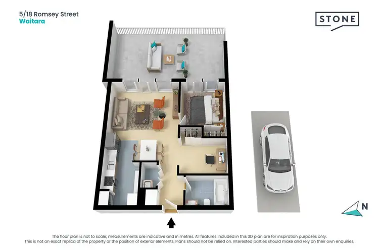 Floorplan of Homely apartment listing, 5/18-26 Romsey Street, Waitara NSW 2077