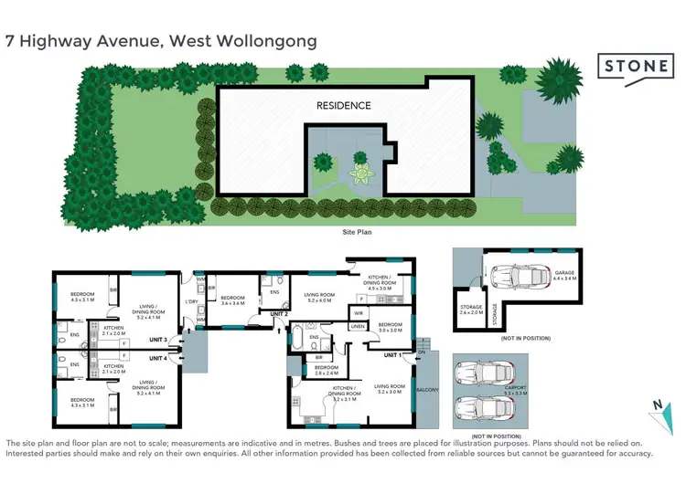 Floorplan of Homely block of units listing, 7 Highway Avenue, West Wollongong NSW 2500