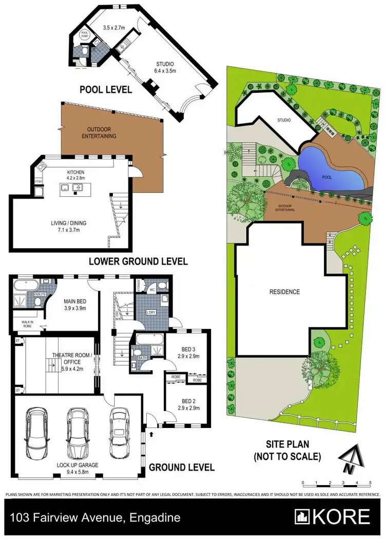 Floorplan of Homely house listing, 103 Fairview Avenue, Engadine NSW 2233