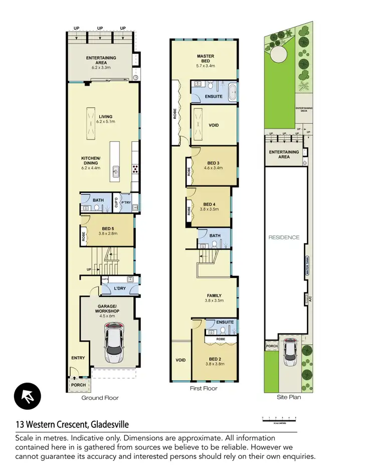 Floorplan of Homely house listing, 13 Western Crescent, Gladesville NSW 2111