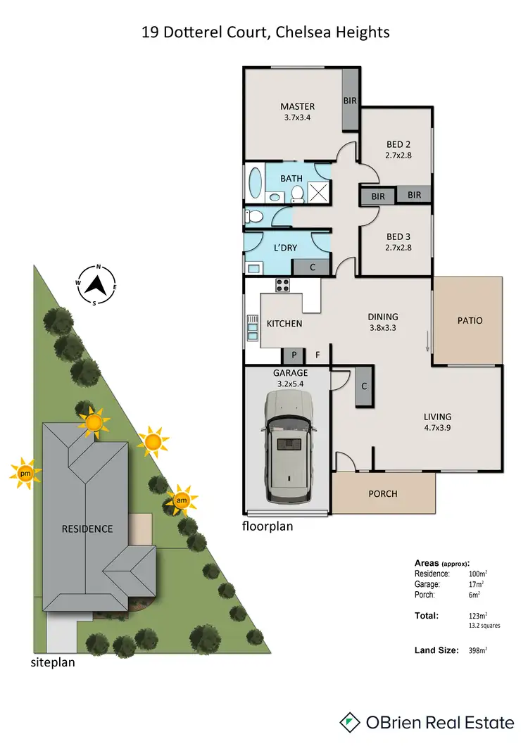 Floorplan of Homely house listing, 19 Dotterel Court, Chelsea Heights VIC 3196