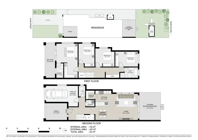 Floorplan of Homely semi-detached listing, 10A Louie Street, Padstow NSW 2211