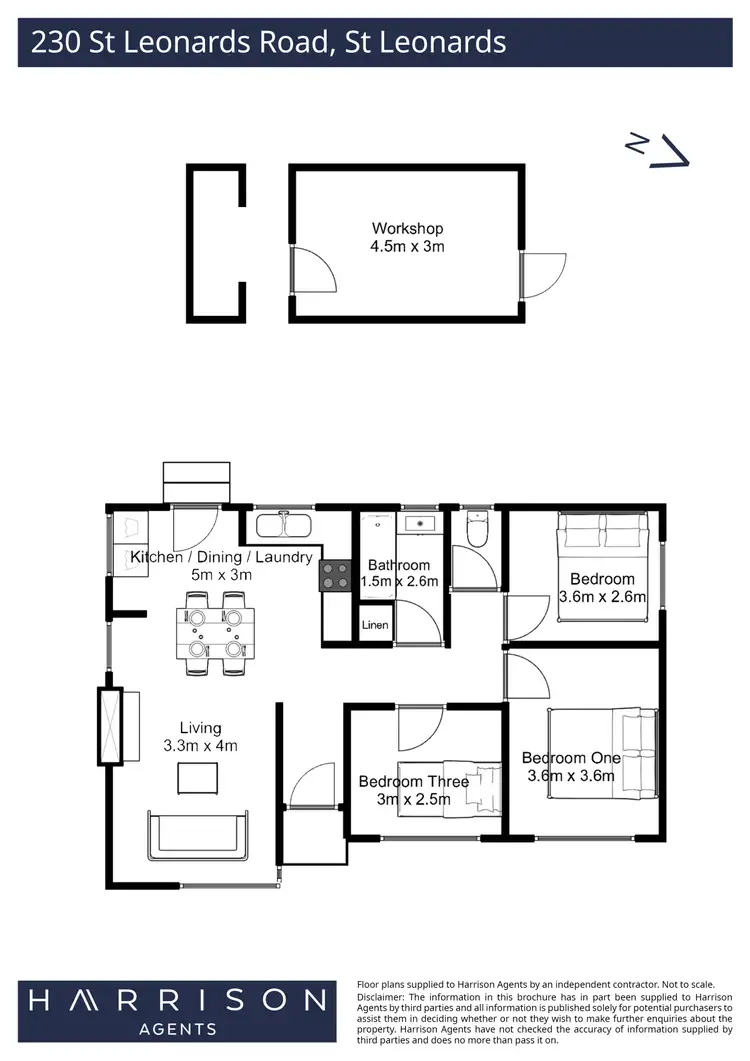 Floorplan of Homely house listing, 230 St Leonards Road, St Leonards TAS 7250