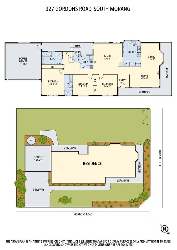 Floorplan of Homely house listing, 327 Gordons Road, South Morang VIC 3752