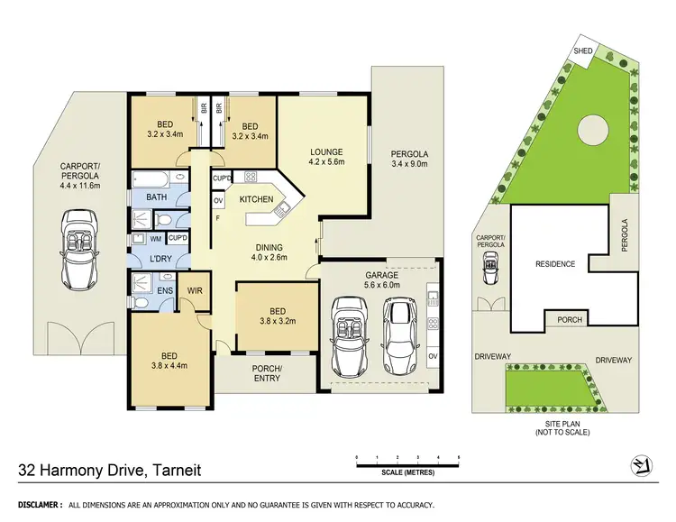Floorplan of Homely house listing, 32 Harmony Drive, Tarneit VIC 3029