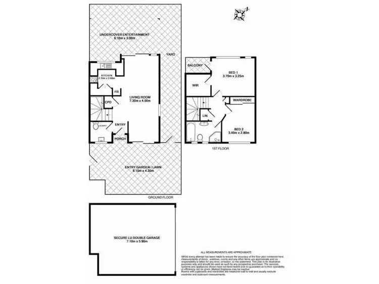 Floorplan of Homely townhouse listing, 11/11-17 Acton Street, Sutherland NSW 2232