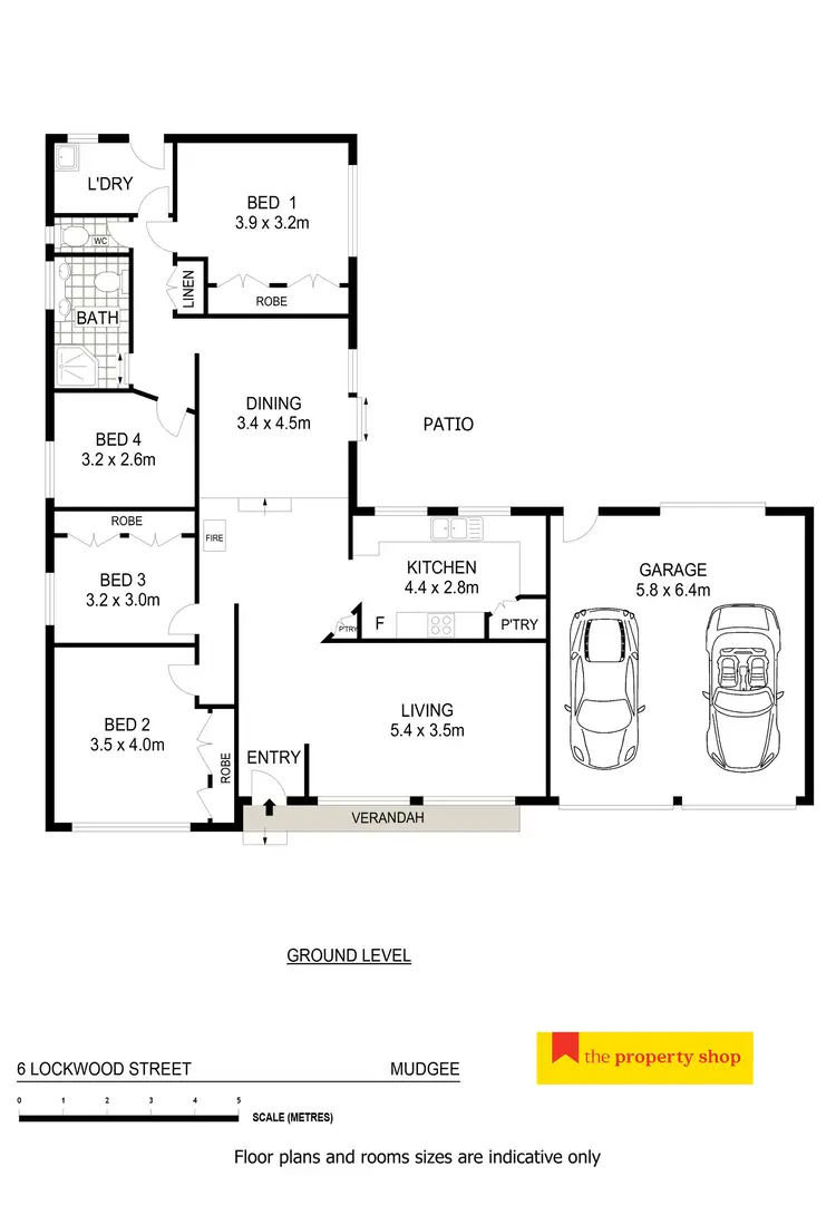 Floorplan of Homely house listing, 6 Lockwood Street, Mudgee NSW 2850