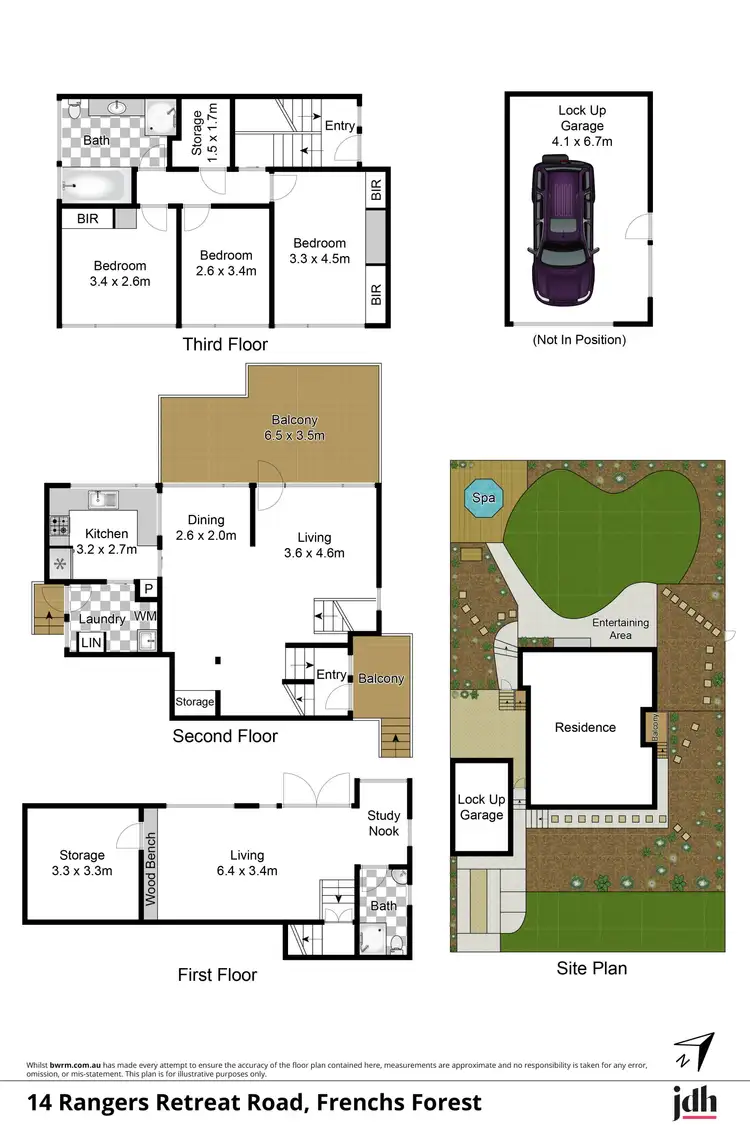 Floorplan of Homely house listing, 14 Rangers Retreat Road, Frenchs Forest NSW 2086