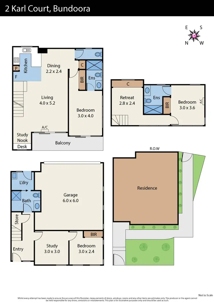 Floorplan of Homely house listing, 2 Karl Court, Bundoora VIC 3083