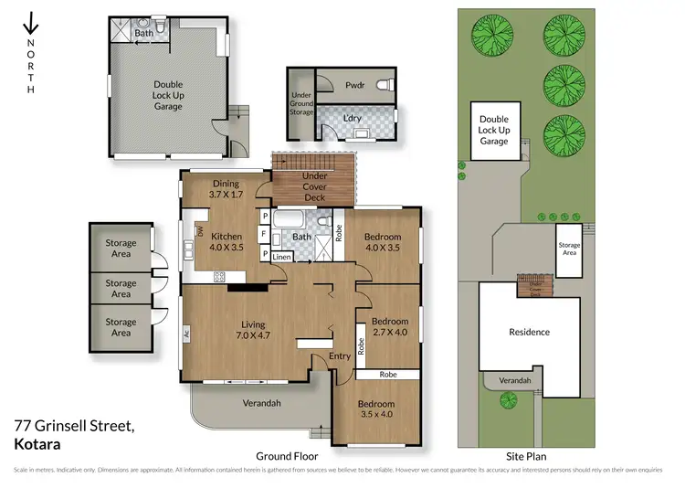 Floorplan of Homely house listing, 77 Grinsell Street, Kotara NSW 2289