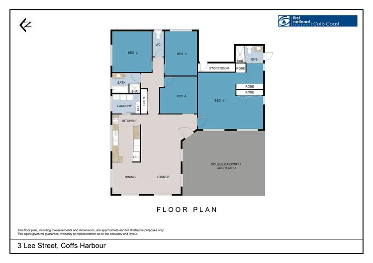 Floorplan of Homely house listing, 3 Lee Street, Coffs Harbour NSW 2450