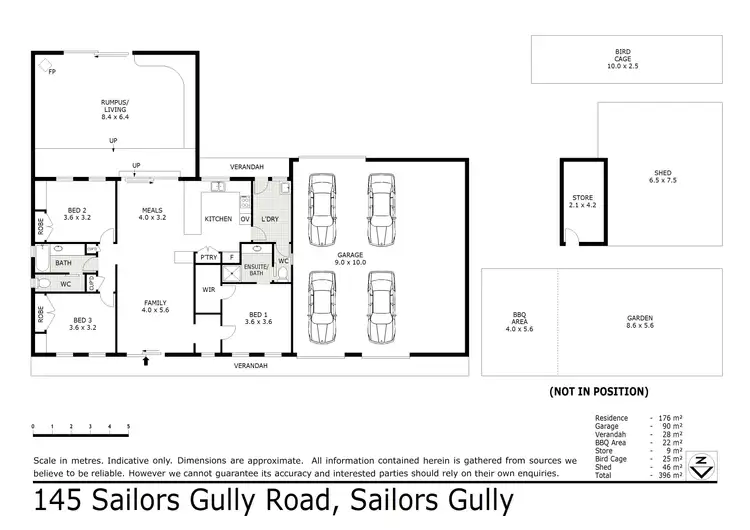 Floorplan of Homely house listing, 145 Sailors Gully Road, Sailors Gully VIC 3556