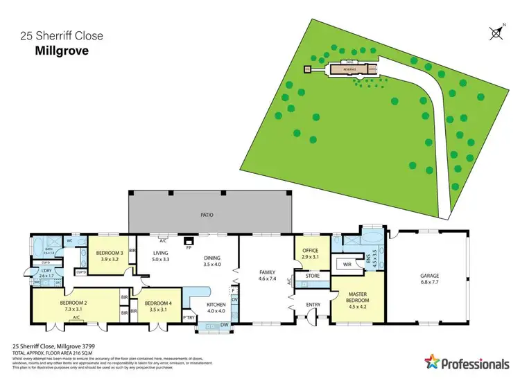 Floorplan of Homely house listing, 25 Sherriff Close, Millgrove VIC 3799