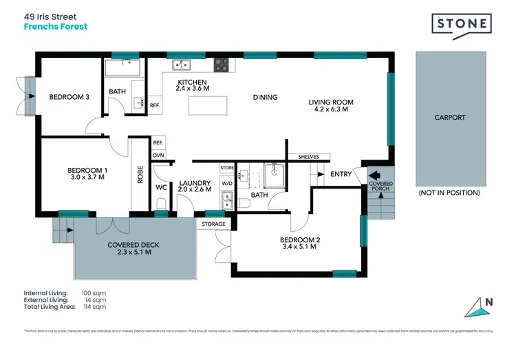 Floorplan of Homely house listing, 49 Iris Street, Frenchs Forest NSW 2086