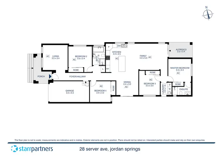 Floorplan of Homely house listing, 28 Server Avenue, Jordan Springs NSW 2747