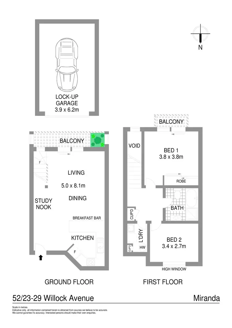 Floorplan of Homely apartment listing, 52/23-29 Willock Avenue, Miranda NSW 2228