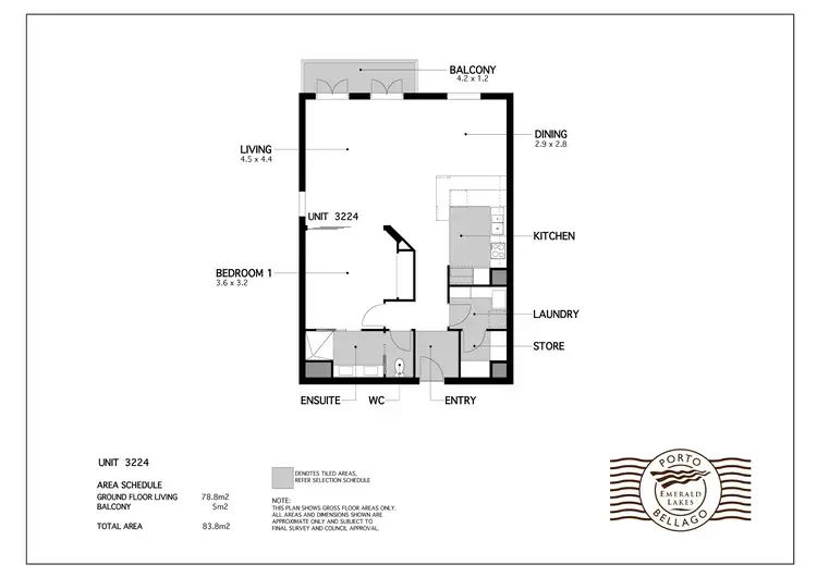 Floorplan of Homely apartment listing, 24/3030 The Boulevard, Carrara QLD 4211