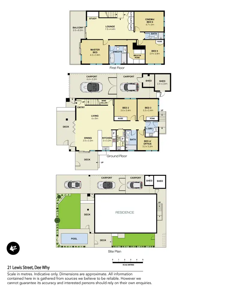 Floorplan of Homely house listing, 21 Lewis Street, Dee Why NSW 2099
