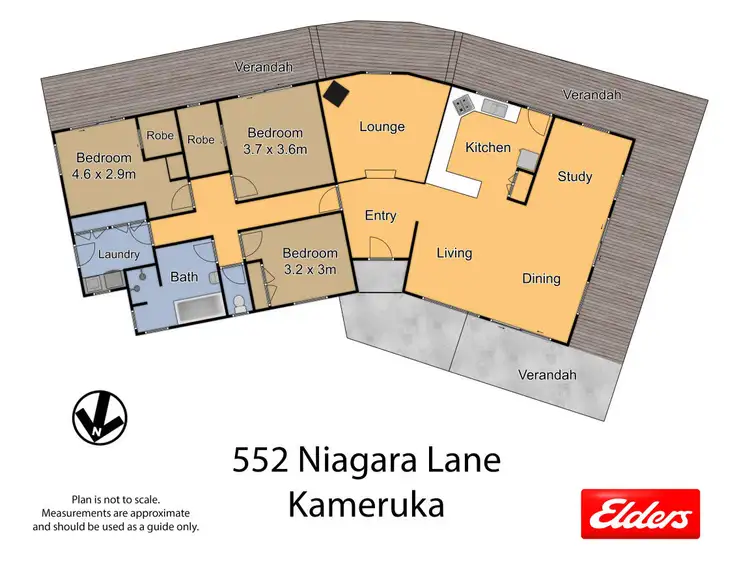 Floorplan of Homely rural property listing, 552 Niagara Lane, Kameruka NSW 2550