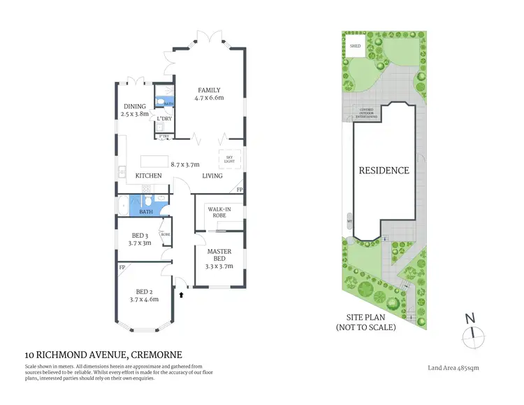Floorplan of Homely house listing, 10 Richmond Avenue, Cremorne NSW 2090