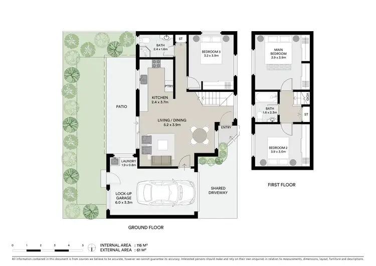 Floorplan of Homely townhouse listing, 1/35 Bream Road, Ettalong Beach NSW 2257