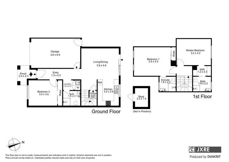 Floorplan of Homely townhouse listing, 1/25 Bayview Avenue, Clayton VIC 3168