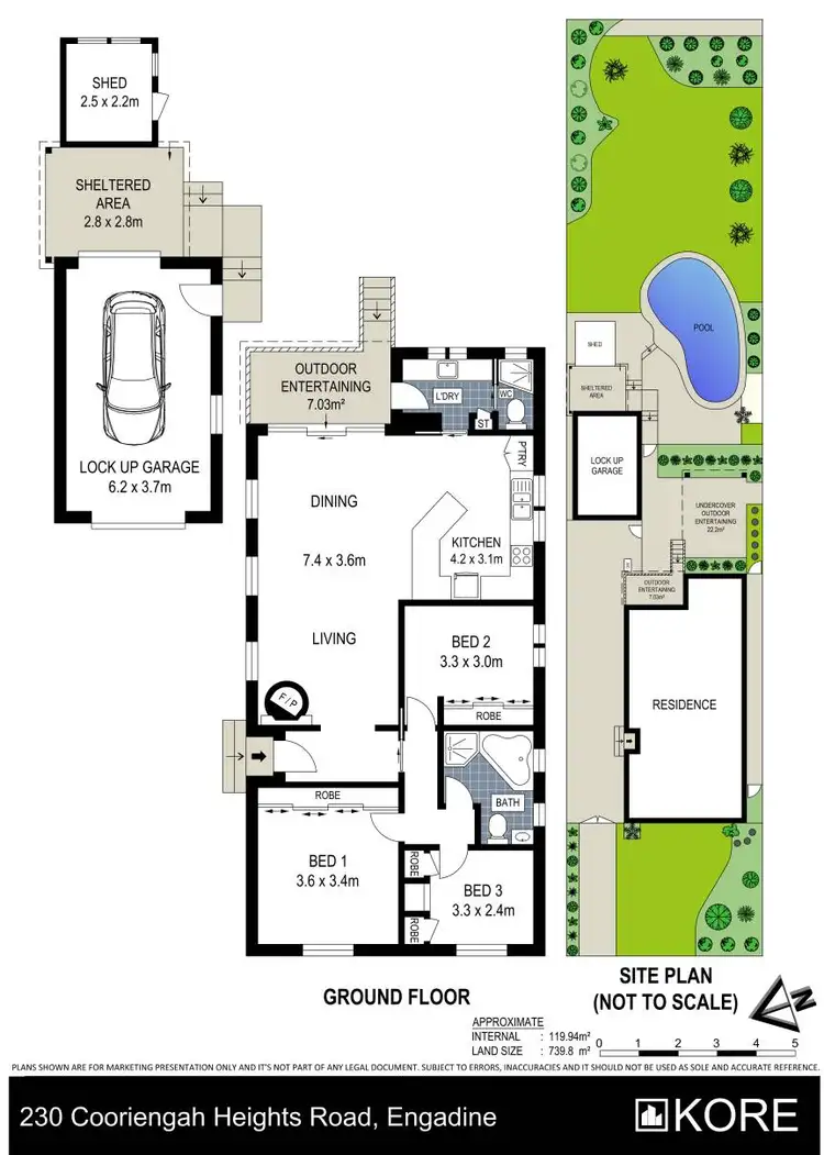 Floorplan of Homely house listing, 230 Cooriengah Heights Road, Engadine NSW 2233