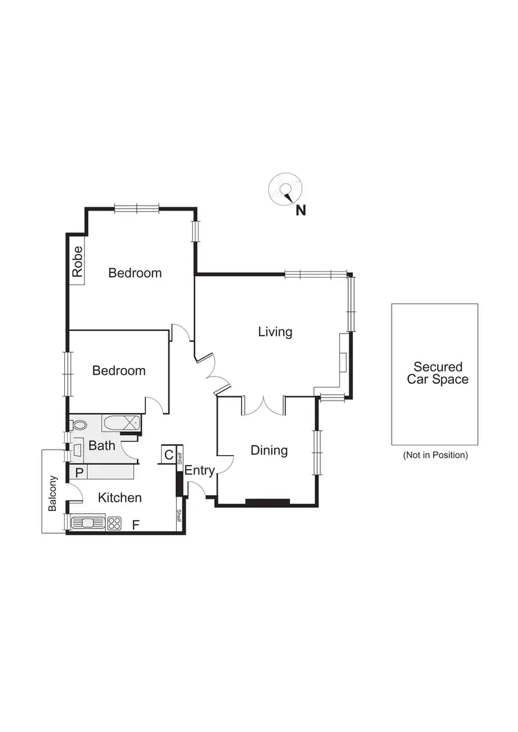 Floorplan of Homely apartment listing, 4/57 Ormond Esplanade, Elwood VIC 3184