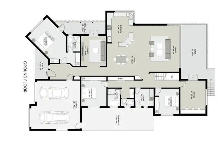 Floorplan of Homely house listing, 5 Miller Crescent, Mudgee NSW 2850