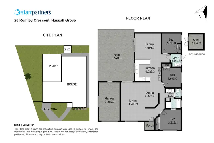Floorplan of Homely house listing, 20 Romley Crescent, Oakhurst NSW 2761