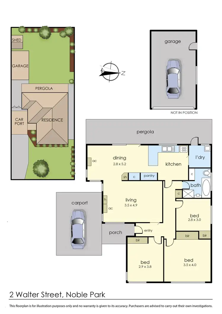 Floorplan of Homely house listing, 2 Walter Street, Noble Park VIC 3174
