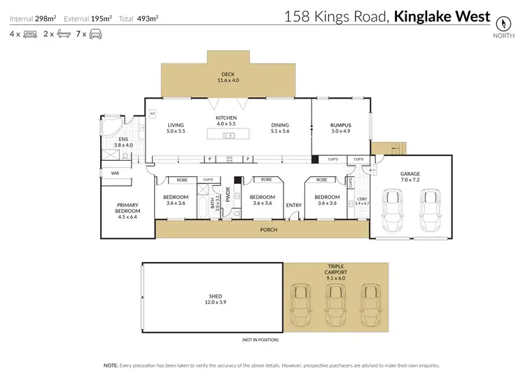 Floorplan of Homely house listing, 158 Kings Road, Kinglake West VIC 3757