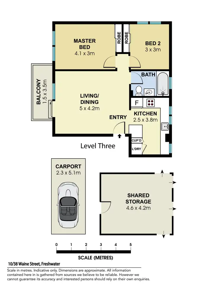 Floorplan of Homely apartment listing, 10/38 Waine Street, Freshwater NSW 2096