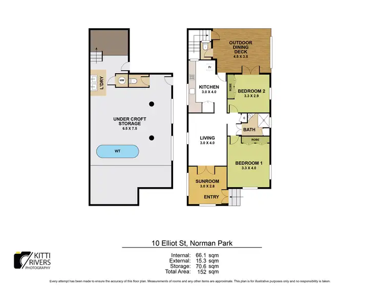 Floorplan of Homely house listing, 10 Elliot Street, Norman Park QLD 4170