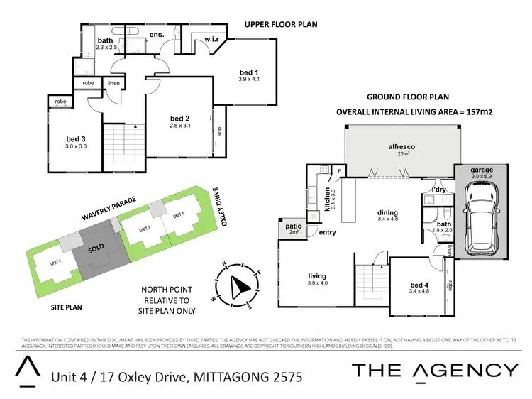 Floorplan of Homely townhouse listing, 4/17 Oxley Drive, Mittagong NSW 2575