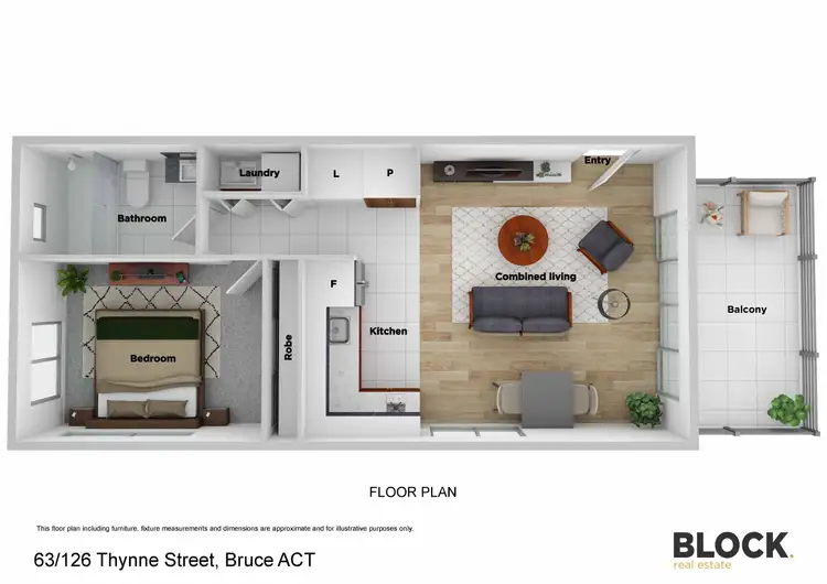 Floorplan of Homely apartment listing, 63/126 Thynne Street, Bruce ACT 2617