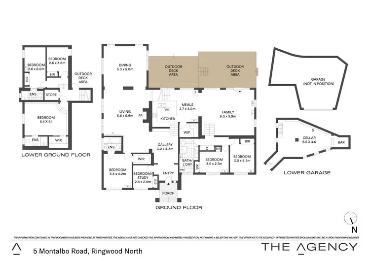 Floorplan of Homely house listing, 5 Montalbo Road, Ringwood North VIC 3134