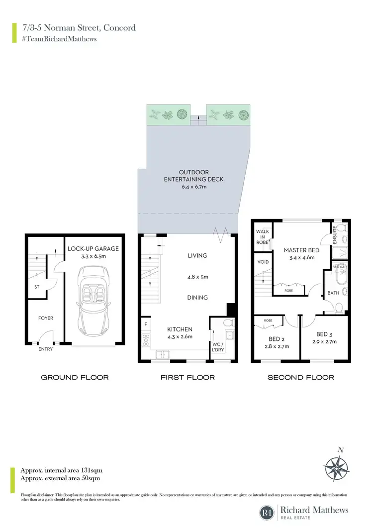 Floorplan of Homely townhouse listing, 7/3-5 Norman Street, Concord NSW 2137