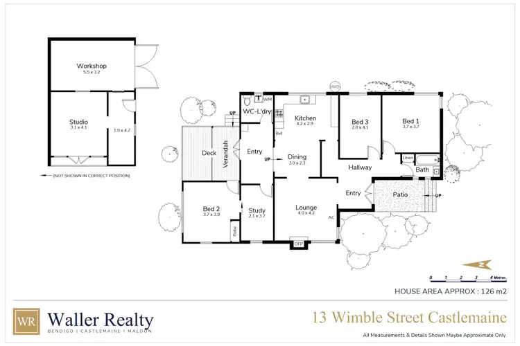 Floorplan of Homely house listing, 13 Wimble Street, Castlemaine VIC 3450