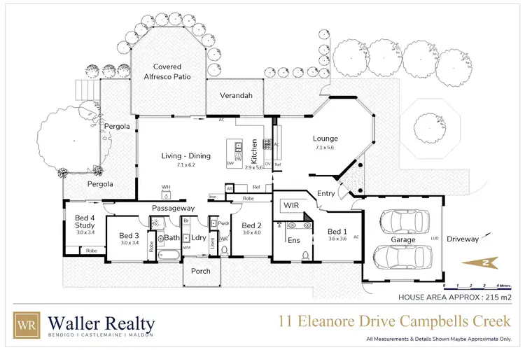 Floorplan of Homely house listing, 11 Eleanor Drive, Campbells Creek VIC 3451