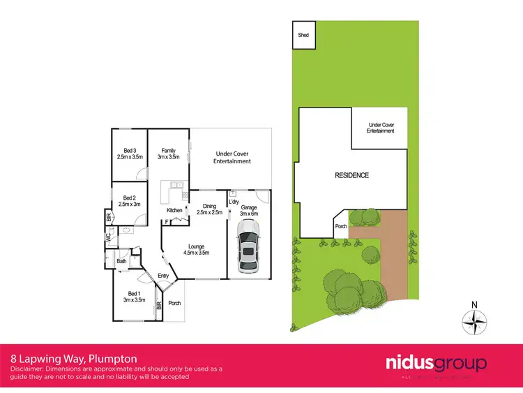 Floorplan of Homely house listing, 8 Lapwing Way, Plumpton NSW 2761