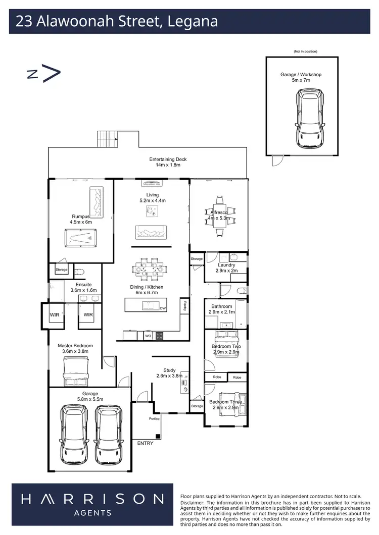 Floorplan of Homely house listing, 23 Alawoona Street, Legana TAS 7277