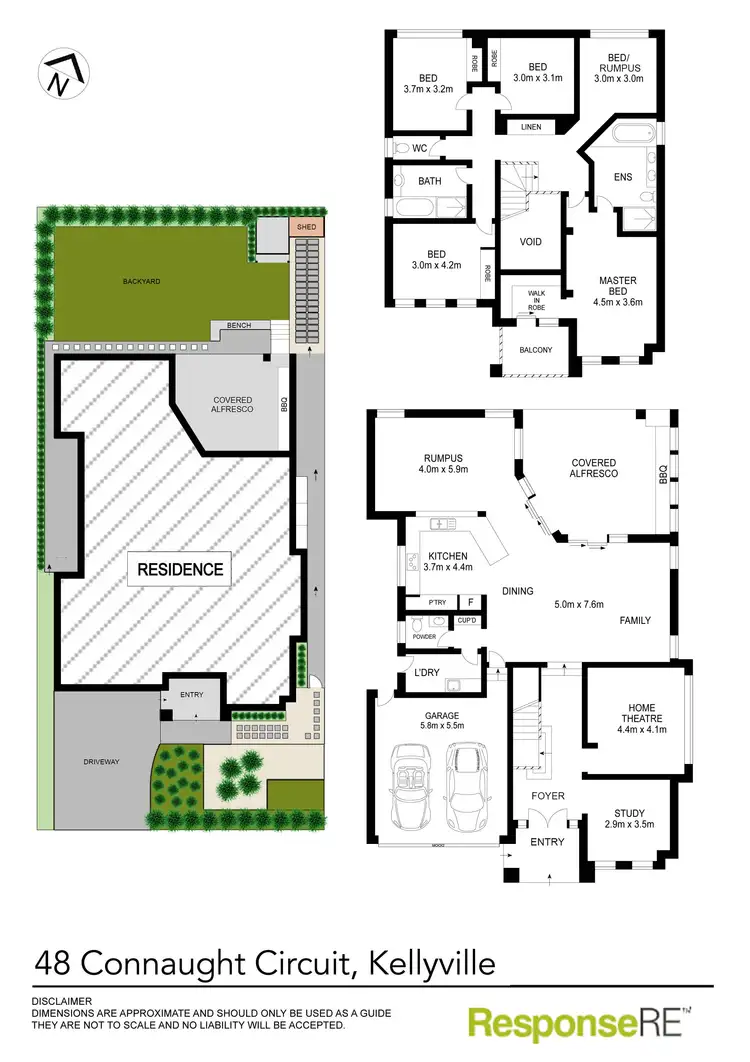 Floorplan of Homely house listing, 48 Connaught Circuit, Kellyville NSW 2155