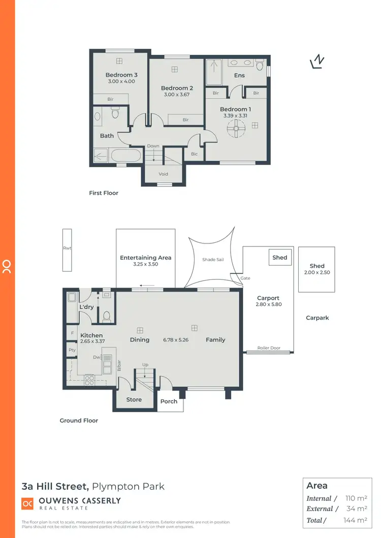 Floorplan of Homely townhouse listing, 3a Hill Street, Plympton Park SA 5038