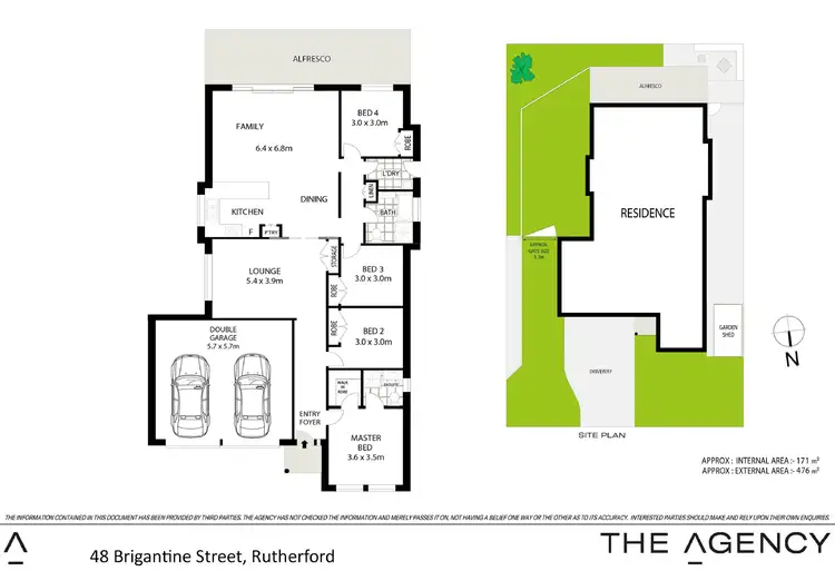 Floorplan of Homely house listing, 48 Brigantine Street, Rutherford NSW 2320