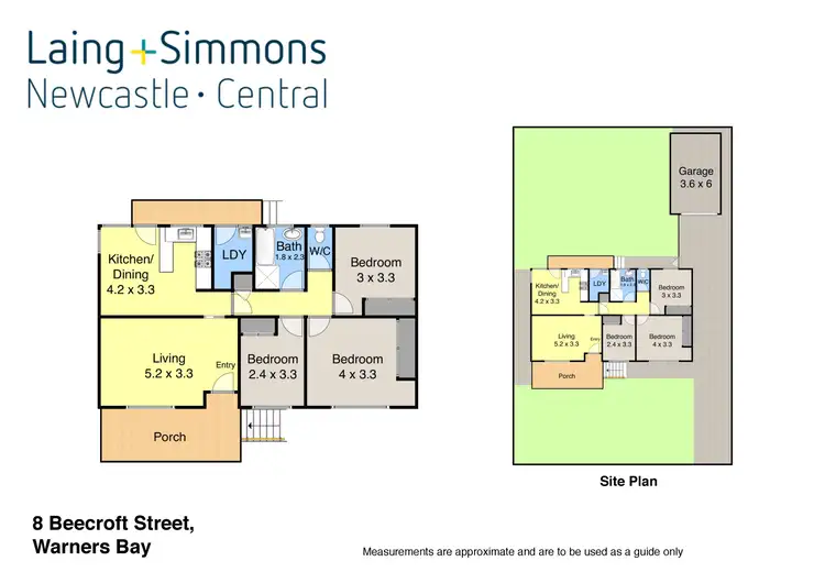 Floorplan of Homely house listing, 8 Beecroft Street, Warners Bay NSW 2282