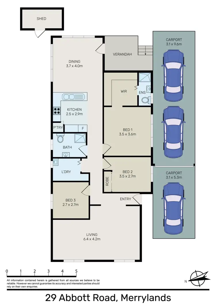 Floorplan of Homely house listing, 29 Abbott Street, Merrylands NSW 2160
