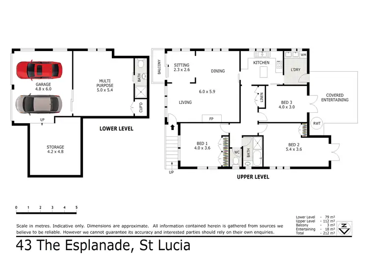 Floorplan of Homely house listing, 43 The Esplanade, St Lucia QLD 4067