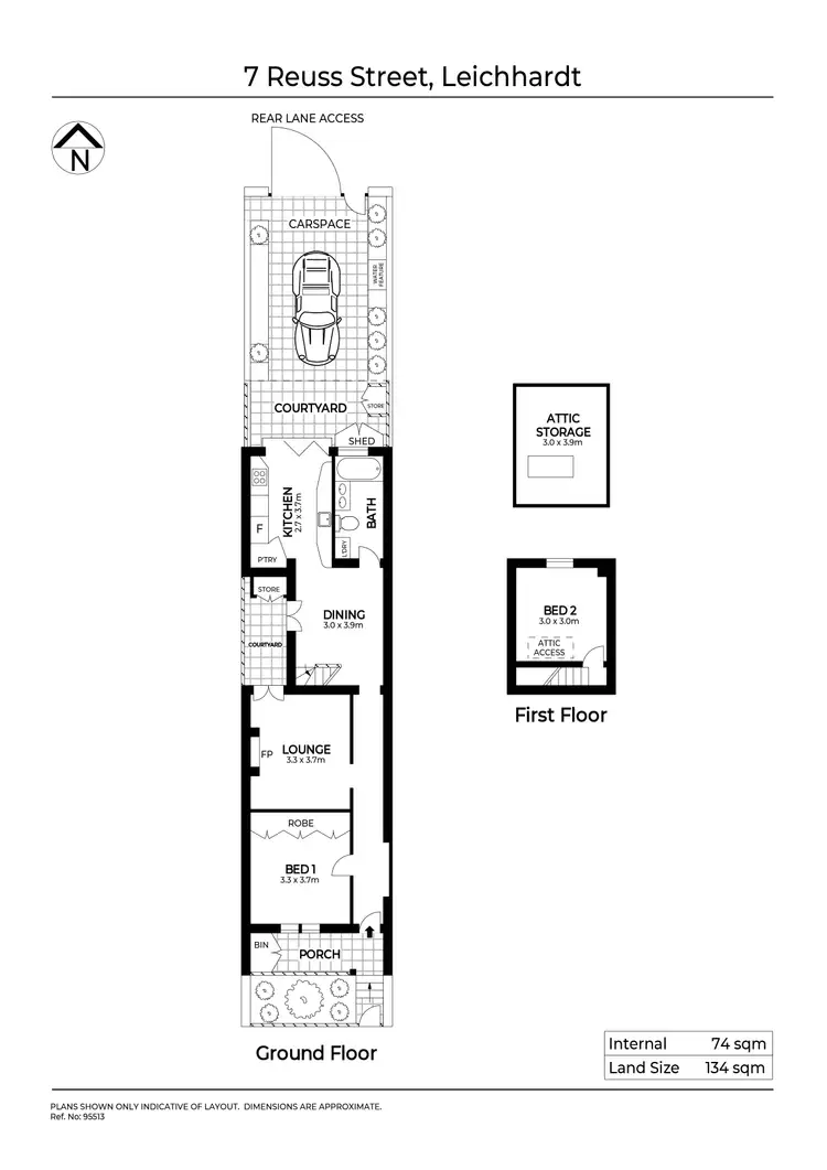 Floorplan of Homely house listing, 7 Reuss Street, Leichhardt NSW 2040