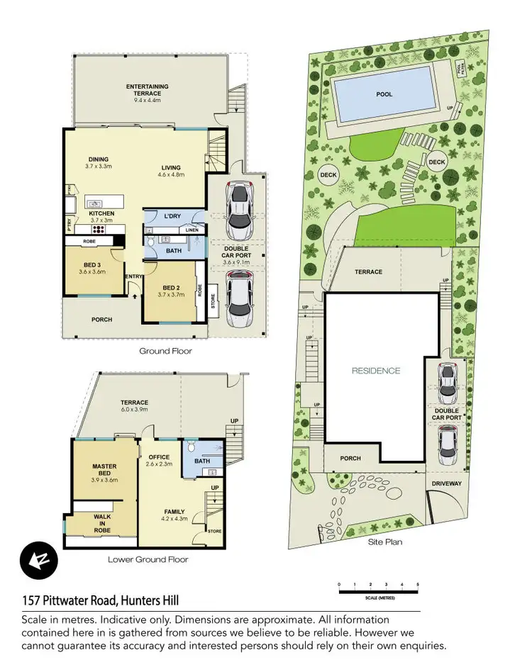 Floorplan of Homely house listing, 157 Pittwater Road, Hunters Hill NSW 2110